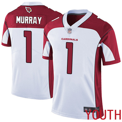 Arizona Cardinals Limited White Youth Kyler Murray Road Jersey NFL Football #1 Vapor Untouchable->nfl t-shirts->Sports Accessory